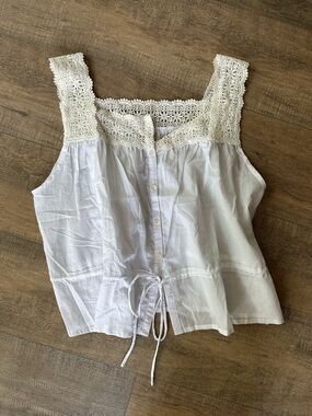 Laneway the Label Cotton Chemise Ivory Size M/L